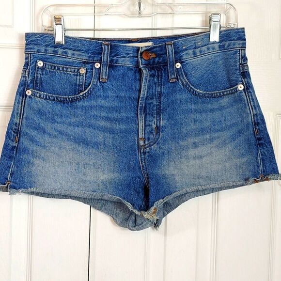 Madewell Relaxed Denim Cutoff Jean Shorts Sz 26 - Picture 1 of 5